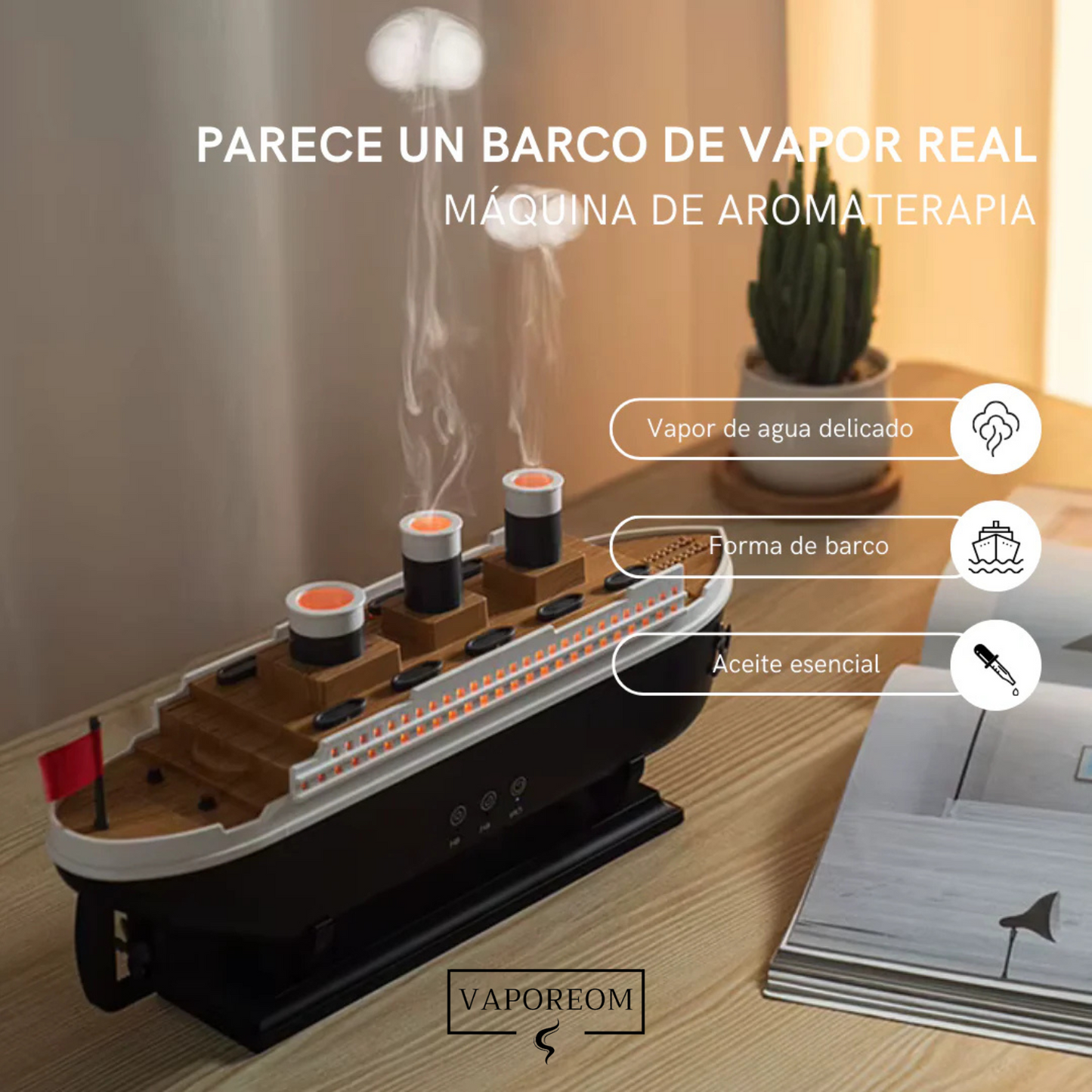 TitanicLegacy® Humificador Aromas Esenciales.